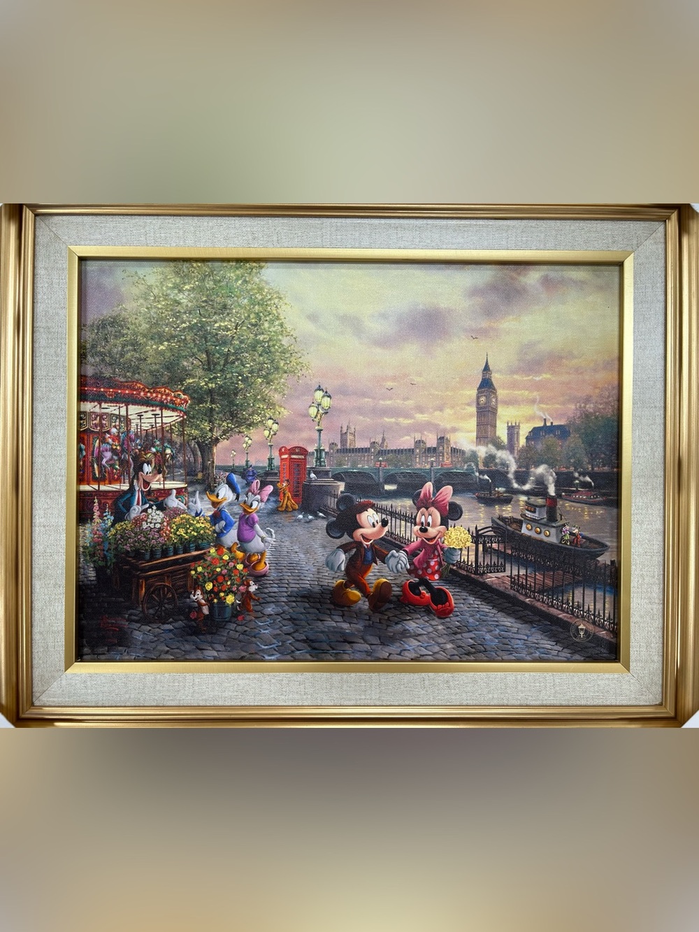 Thomas Kinkade Mickey & Minnie London